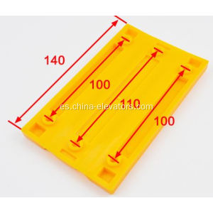 L = 140 mm de inserto de zapato de guía CWT para ascensores Thyssenkrupp